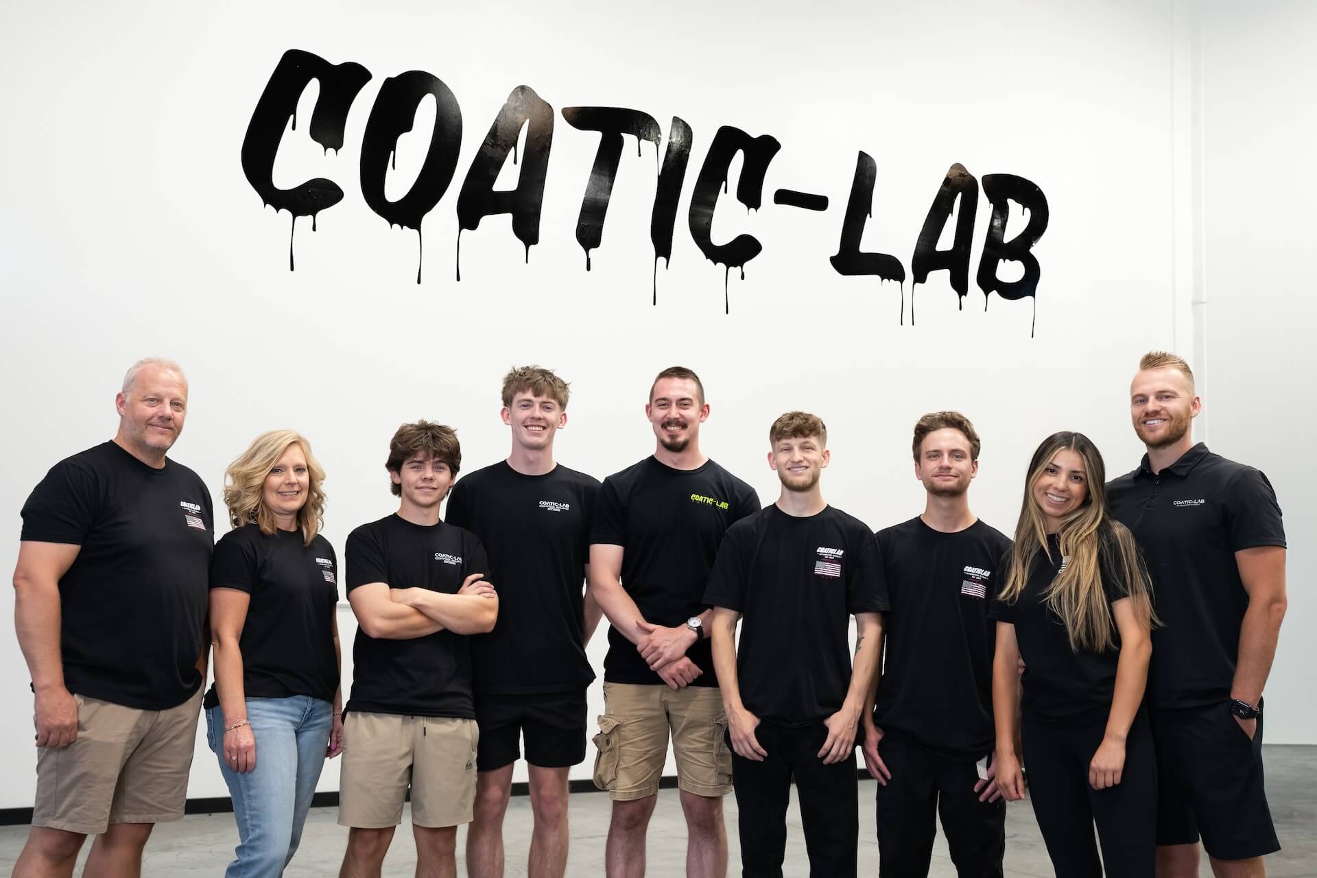 The CoaticLab team in Clearfield, Utah